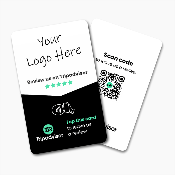 Custom Branded Tripadvisor Review Card - Tap and Scan - 224 DIGITAL