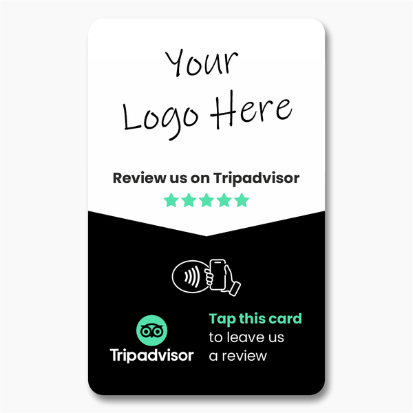 Custom Branded Tripadvisor Review Card - Tap and Scan - 224 DIGITAL