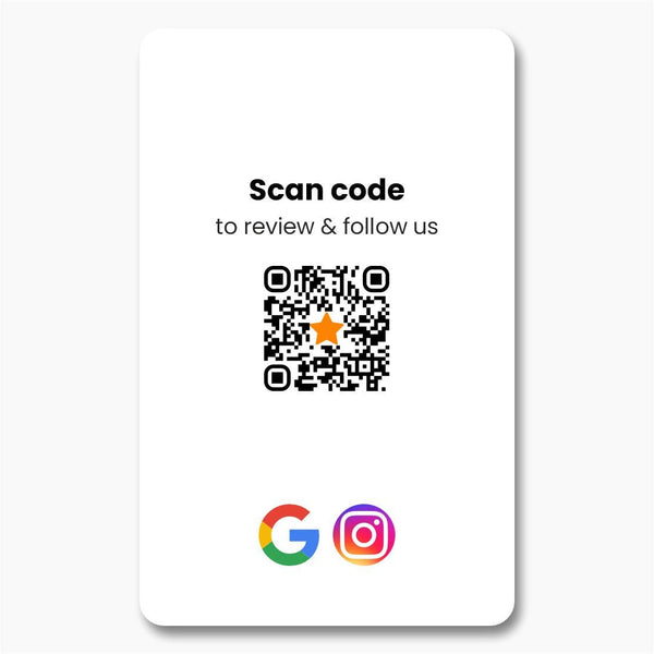 Google & Instagram Multilink Review & Follow Card - 224 DIGITAL