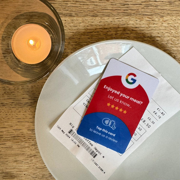 Google Restaurant Review Card - Tap and Scan - 224 DIGITAL