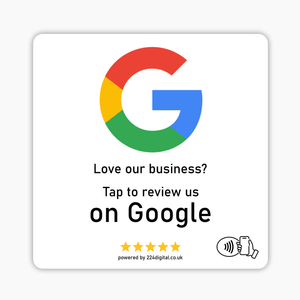 Google Review Plate - Self Adhesive - NFC only - 224 DIGITAL