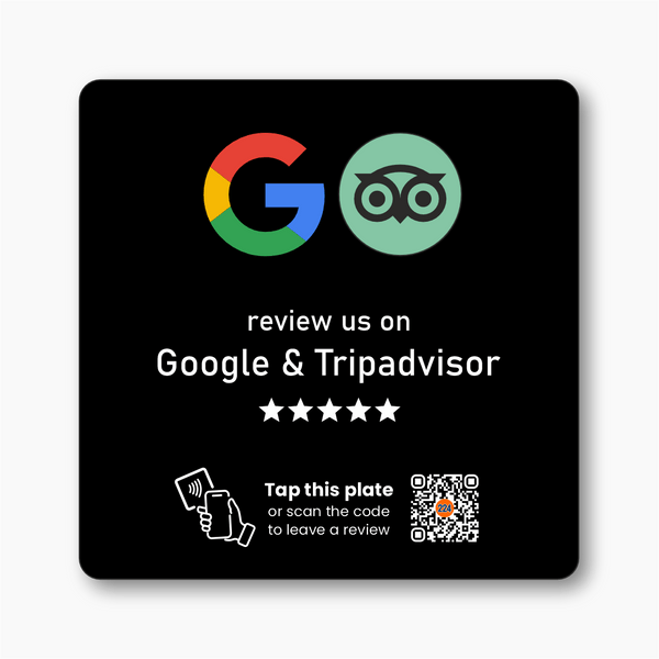 Google & Tripadvisor Review Plate - 224 DIGITAL