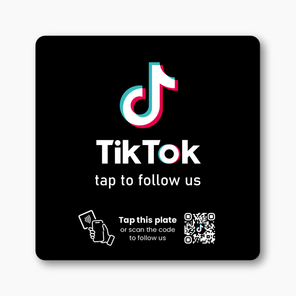 TikTok Follow Plate - 224 DIGITAL