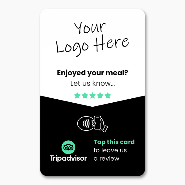 Tripadvisor Restaurant Review Card & A6 Sign Bundle - Custom Branded - Tap and Scan - 224 DIGITAL