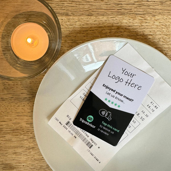 Tripadvisor Restaurant Review Card - Custom Branded - Tap and Scan - 224 DIGITAL